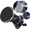 JXBCGAL Supporto Cellulare Auto Magnetico, Supporto per Telefoni Cellulari, 360° Di Rotazione, Portacellulare Magnetico Universale Per Con Ventilazione