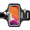 JEMACHE iPhone 14 Pro Max, 13 Pro Max, 14 Plus Fascia da Braccio, JEMACHE Palestra Corsa Esercizi Telefono Armband per iPhone 14 Plus, 14/13/12/11, Xs Max (Scuro)