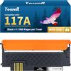 Yowell 117A Toner Nero Compatibile per HP 117A W2070A per Toner HP Color Laser MFP 178nwg per Color Laser MFP 179fwg 179fnw 178nw 150nw 150w 178 179 W2070A - 1 Black