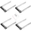 Heretom 4-PACK G176J / KG7NR / WX387 Vassoio HDD Tray Caddy SATA SAS da 2,5 Pollici con Disco Rigido per DELL PowerEdge R410 T410 R420 T420 R430 T320 T620 T630 R710 R720 R730 Viti Incluso