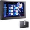 Waveshare 5inch USB Monitor, PC Case Secondary Screen/Desktop RGB Ambient Screen, IPS Panel, 800×480 Resolution, with Music Spectrum Analysis Function, Type-C, CNC Metal Case