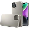 CoverStyle® - UltraSoft® - per iPhone 14 (6.1") - Cover Opaca Soft-Touch - Titanio Naturale