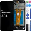 iYAiYO Schermo LCD Display Digitalizzatore Touch Screen Ricambio Compatibile con Samsung A04 SM-A045F, SM-A045M Schermo Completo con Cornice-Nero