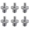 Jopto 6 pz 1/4 maschio a 3/8 maschio filettato metallo vite adattatore treppiede vite convertitore per fotocamera, treppiede, monopiede, spalla, supporto leggero, gabbia fotocamera