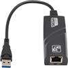 Plyisty Adattatore da USB 3.0 a Ethernet, Adattatore Internet da USB 3.0 a 10/100/1000 Gigabit Ethernet, Adattatore di Rete LAN per OS X, Linux