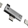 WASRUYI Adattatore doppia usb c jack(2 in 1)Tipo C Cuffie e Ricarica per Apple iPhone 16 15 aux DAC audio cavo compatibile per Samsung splitter macbook Type-c auricolari caricatore presa Headphone sdoppiatore