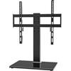 Hemudu Supporto Universale per TV, Supporto TV da tavolo per TV LCD LED da 27 a 55 Pollici, 6 Livelli Regolabile in Altezza Supporto per TV con Base, Max VESA 400 x 400 mm