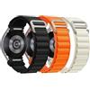 DMVEIMAL Cinturino Alpine Loop per Samsung Galaxy Watch 7/6/5/4/FE 40mm 44mm/Watch 6 Classic 47mm 43mm/4 Classic 46mm 42mm/5 Pro 45mm Uomo,20mm One Click G‑Hook Rugged Nylon Sportivo Cinturini,3 Pezzi