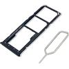 Eonpam Vassoio Carta SIM per (Samsung Galaxy M31) qualità Originale Porta Scheda SIM Ricambio Slot Scheda Memoria SD con Pin della Scheda SIM(Nero)