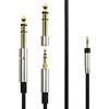 ABLET Cavo di ricambio audio, compatibile con cuffie Sennheiser HD598, HD558, HD518, HD598 Cs, HD598 SR, HD599, HD569, HD579, 1,5 m