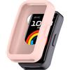 Tyogeephy Compatibile con Silicone Cover Huawei band 10/10 NFC/9/8, Sottile Custodia TPU avec Pellicola Protettiva Copertura Complessiva, Anti-Graffio Protezione Case