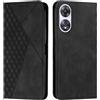 KOUYI Cover per Oppo A58 5G/A78 5G/A58X 5G/A1X/A2X 5G, Custodia Portafoglio,Cover Libro,Pelle Flip/Folio Case con [Funzione di Supporto] [3-Scheda Slot] [Magnetica] Antiurto (Nero)