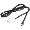ENJOY-UNIQUE Cavo audio adattatore AUX Audio Musicale Ricevitore per auto compatibile con Peugeot 307 308 407 408 507 per Citroen C2 C5 RD4 C-Quatre