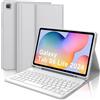 JADEMALL Custodia Tastiera per Samsung Tab S6 Lite 10.4 2024/2022, Italiana QWERTY Tastiera Bluetooth Bluetooth Magnetica Staccabile per Samsung Tab S6 Lite 10.4 2024/2022, Grigio Chiaro