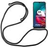 betterfon | Catena per cellulare compatibile con Motorola Moto G10 / G30 Smartphone Necklace Custodia con fascia - Cordino con custodia da appendere in Motorola Moto G10 / G30 Nero
