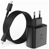 BERLS 45 W Caricabatterie USB C Ricarica Rapida per Samsung Galaxy S23 Plus S23 5G S23 Ultra S22 S22 Plus S21 S20 A13 A14 A34 A54 Z Fold4 Z Flip4 Galaxy Tab S8 S7 con cavo tipo C 5A Super Fast Charging
