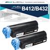 LCL Cartucce di Toner Compatibile B412dn B432dn B512DN 45807102 Nero | Sostituzione per OKI B412dn B432dn B512 B512dn MB472w MB472dnw MB492 MB492dn MB562w MB562dnw (2Pack)