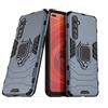 LuluMain Compatibile con OPPO Realme X50 Pro 5G Cover, Custodia Armor Anello Cavalletto (Funziona con il Supporto Magnetico per Auto) Case Paraurti (Blu Navy)