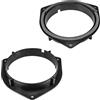 tomzz Audio 2825-001 Staffe adattatore anelli altoparlanti compatibili con Kia Picanto Sportage Rio Hyundai i10 dal 2012 per 165mm