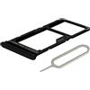 MMOBIEL Doppio Vassoio Carta SIM Compatibile con Redmi Note 10 5G / 10T 5G - 6.5 inch - - Porta Scheda SIM incl Il Pin della SIM - Nero