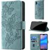 CaseGla Cover per Huawei P20 Lite, Verde chiaro | Blocco RFID, Portafoglio Pelle PU, Flip Libro, Porta Carte, Magnetica Libretto, Antiurto Protezione Completa