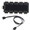 Tonysa Hub RGB a 10 canali AURA SVNc Cavo di prolunga ventola RGB design scheda madre orizzontale(12V a 4 pin)