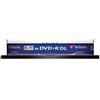 Verbatim 43666 - Confezione da 10 Dischi Dvd+R a Doppio Strato, 8,5 GB, 8X, Colore: Argento Opaco