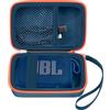 casmilee Custodia per il trasporto compatibile con JBL Go 4 - Altoparlante Bluetooth portatile Box Pro Sound, anche per Go 3/Go3 Eco/Go2 impermeabile Mini altoparlante wireless - Solo il caso (blu)