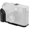 SMALLRIG Impugnatura a L per fotocamera FUJIFILM X Half, piastra a sgancio rapido integrata per Arca, impugnatura ergonomica leggera in silicone con copertura slitta (argento) - 5332