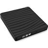YRRNAE USB C/USB3.0 Dual Ports Portatile CD DVD ROM Unità Ottica CD DVD +/-RW Burner, Unità CD/DVD Esterna per Laptop PC
