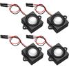 QUARKZMAN 1 PCS 3 Watt 4 Ohm Mini Altoparlante Singolo Gamma Completa Macchina Pubblicitaria Portatile Mobile Altoparlante Connettore Separatore Interfaccia per Piccoli Progetti Elettronici