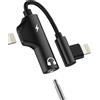 Kefiany Adattatore Lightning a Jack 3.5mm E Caricabatterie per Apple per IPhone 14 per IPad Connettore Auricolare Presa AUXiliare Audio Splitter Cavo Telefono Accessori Auto Musica