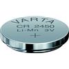 Varta - Pila a bottone, tipo 6450 / CR2450, tensione: 3 V, dimensione: 5,0 mm, diametro: 24,5 mm