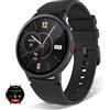 FirYawee Smart Watch per donne e uomini (rispondere/comporre chiamate), orologio con quadrante rotondo da 1,3 pollici, display sempre attivo, smartwatch per telefoni Android e iOS, impermeabile IP68, fitness