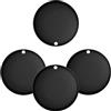 BuLuHAHA Air Tag, Smart Tag Localizzatore Bluetooth compatibile con Apple Find My (solo iOS), batteria sostituibile,impermeabile,cerca chiavi,borse,bagagli e animali domestici (Nero, 4 Pack)