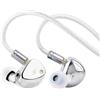Linsoul SIMGOT ET142 in Ear Monitor, Cuffie HiFi IEM con 1 Driver Planare + 1 Driver Ibrido PZT, Auricolari Cablate con Bocchini Sostituibili, Cavo OFC Argentato Staccabile per Musicisti Audiofili