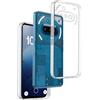 REY Cover in Gel TPU Trasparente per Nothing Phone 3A, Ultra Sottile 0,33 mm, Morbido Flessibile, Custodia Silicone