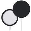 kwmobile Protezione per Piastra Caricabatterie Compatibile con Apple MagSafe Charger Pad - Cover AntiGraffio in Silicone Antiurto Nero