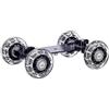 Zeadio Stabilizzatore di pattinaggio per pattinatore del carrello di scorrimento dell'automobile mini Dolly portatile per la macchina fotografica di DSLR DC - Nero