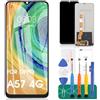 SRJTEK Per Oppo A57S Display LCD Per Oppo A17 Touch Screen Per Oppo A17K Digitalizzatore Assembly Per Oppo A57 4G Sostituzione Dello Schermo Per Oppo A77 4G Kit di Riparazione Per Oppo A77S LCD (nero)
