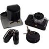 MUZIRI KINOKOO Muziri Kinoko - Custodia per fotocamera in pelle PU per Nikon Z FC ZFC ZFC e obiettivo 16-50 mm f/3.5-6.3 o 28 mm f/2.8 SE con tracolla