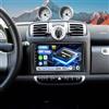 SIXWIN Qualcomm 8 Core 4+64G Android 15 Autoradio con CarPlay/Android Auto/DSP per Mercedes Benz Smart Fortwo 2005-2010,1280 * 720,9 Pollici HD Schermo con WiFi6 Navi Bluetooth 5.1 RDS/FM+Relecamera