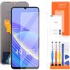 AGCUT Display per TCL 40 SE LCD Display per TCL 40 SE LCD T610K T610K2 T610P T610P2 Schermo Touch Screen Digitazer Assembly con Kit di Riparazione (Nero)