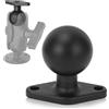 ciciglow Base con Montaggio a Sfera da 1,5, Piastra Rotonda in Lega di Alluminio per Staffa RAM e Braccio a Doppia Presa con Sfera BRCOVAN C da 1,5