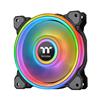 Thermaltake Riing Quad 120 mm 16,8 milioni RGB Color (Alexa, Razer Chroma) Software abilitato 4 anelli luminosi 54 LED indirizzabili 9 pale cuscinetto idraulico/ventola del radiatore, confezione