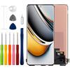 Duotipa Display AMOLED da 6,7, compatibile con Realme 11 Pro + /11 pro /10 Pro+, display LCD touch screen, digitizer, montaggio con kit di strumenti di riparazione, con impronte digitali