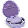 Lebakort Duro Viaggio Caso Custodia per Apple Nuovo AirPods Max Cuffie (Viola)