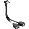 Zeizafa Cavo splitter USB da 1 a 2 da maschio a femmina, adattatore di prolunga 480 Mbps per trasferimento dati per PC, laptop, auto e hard disk