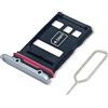 Eonpam Vassoio Carta SIM per (Huawei P40 PRO) qualità Originale Porta Scheda SIM Ricambio Slot Scheda Memoria SD con Pin della Scheda SIM(Argento)