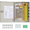 Baiyouli Alimentatore 12V 20A 18 Canali CCTV 240W, Trasformatore 220V a 12V per Telecamere Videosorveglianza, Uscita Regolata Scatola Alimentazione DC